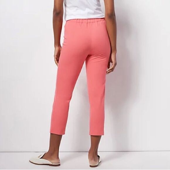Isaac Mizrahi Live! 24/7 Stretch Crop Pants with Pockets - Picture 2 of 6